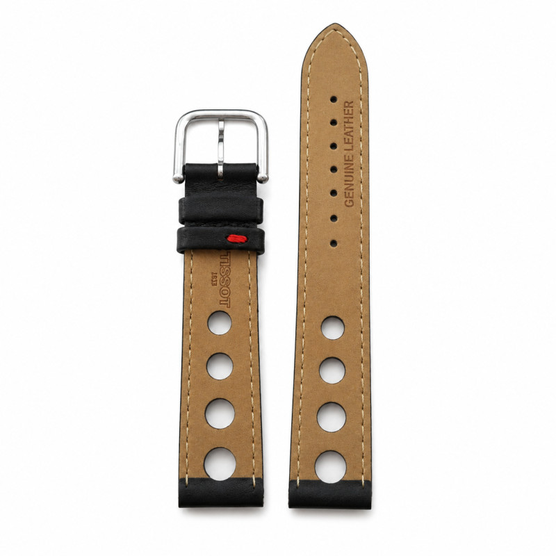 BRACELET MONTRE TISSOT CUIR NOIR