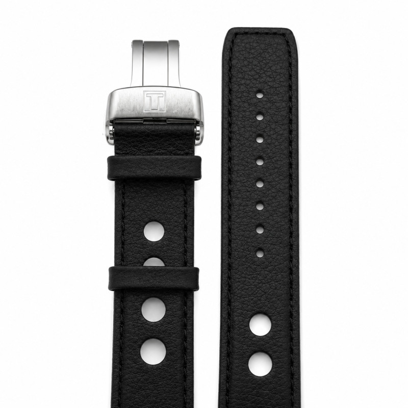 BRACELET MONTRE TISSOT CUIR NOIR