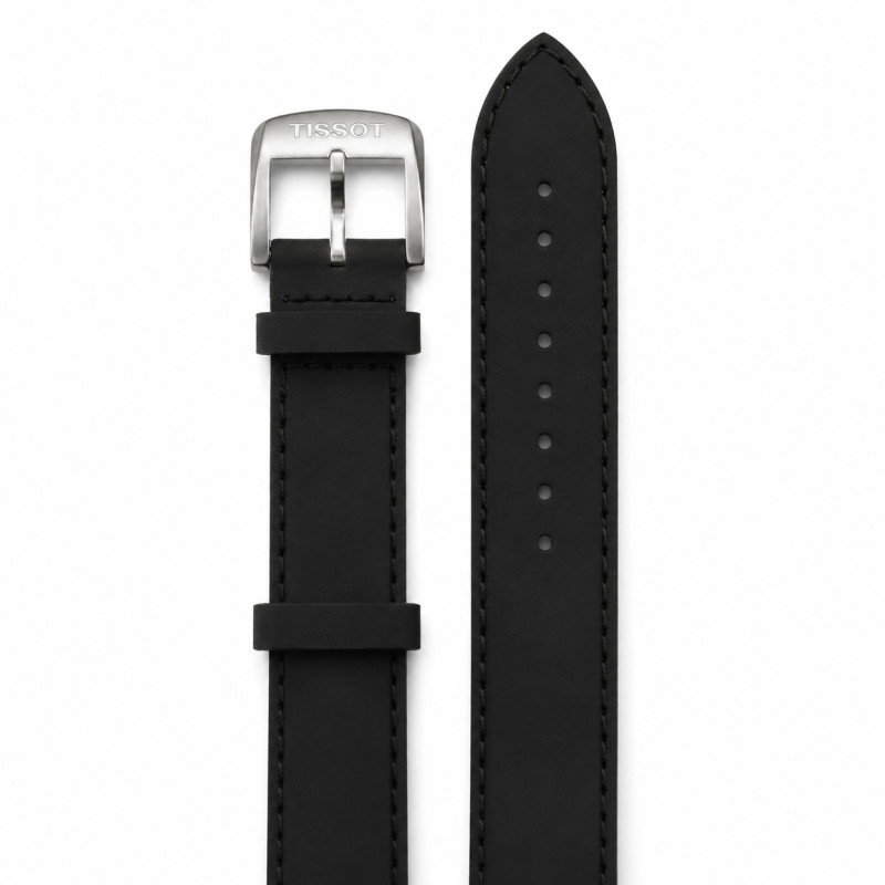 BRACELET MONTRE TISSOT CUIR NOIR