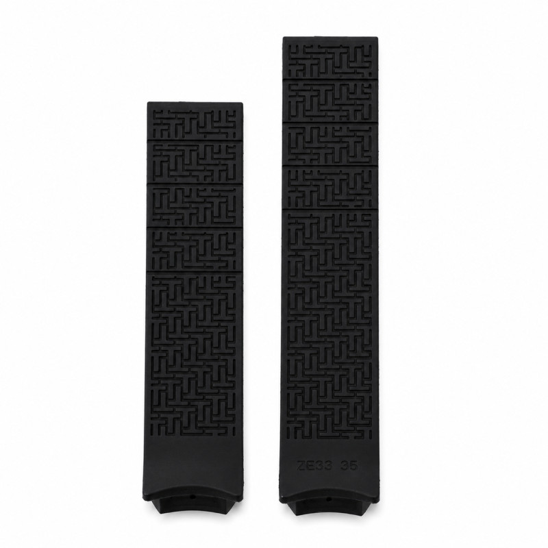 BRACELET MONTRE TISSOT SILICONE NOIR
