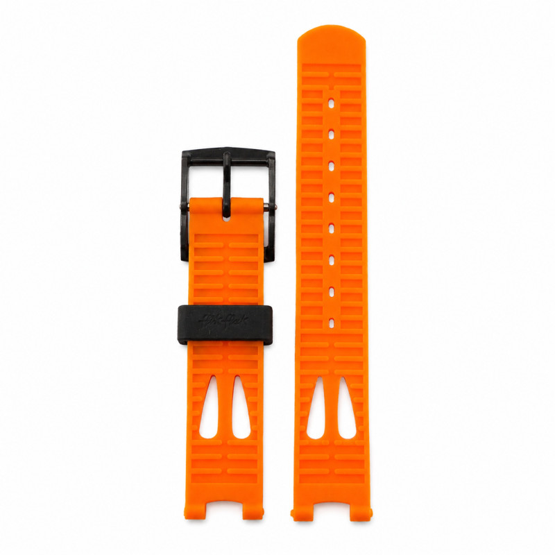 BRACELET MONTRE FLIK FLAK SILICONE ORANGE