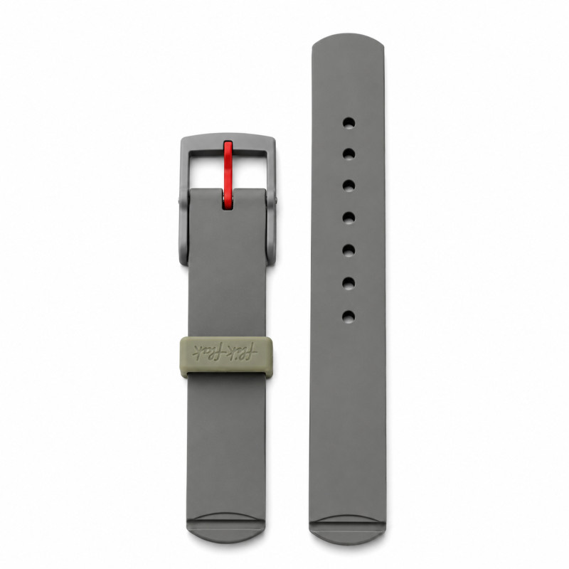 BRACELET MONTRE FLIK FLAK SILICONE GRIS