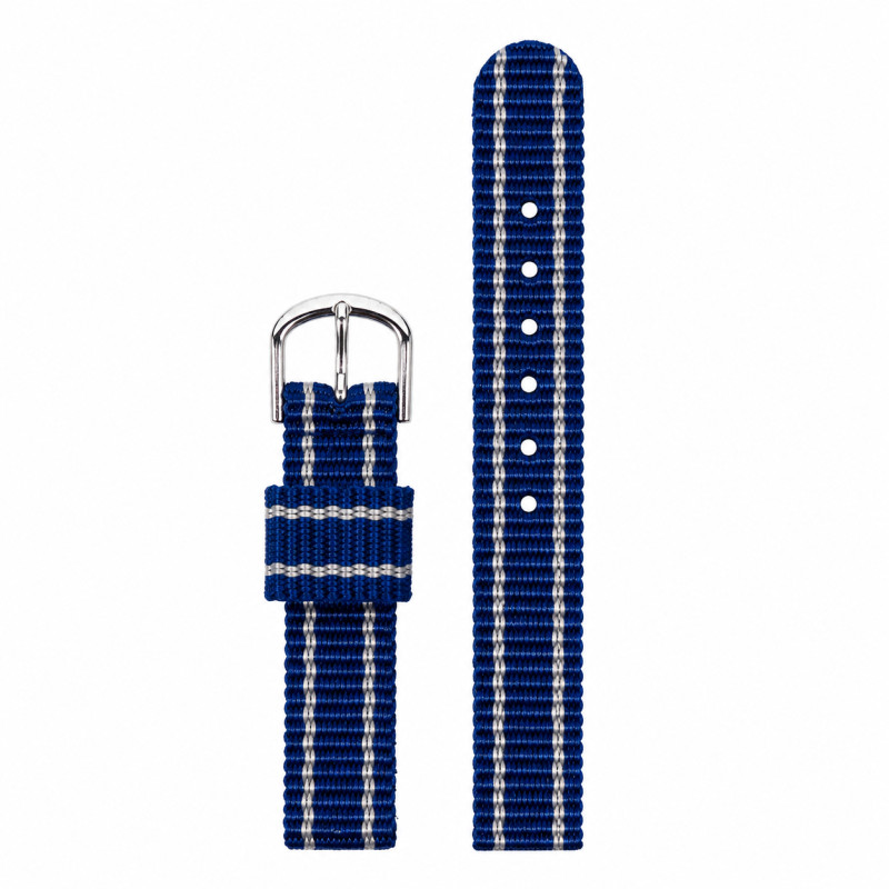 BRACELET MONTRE FLIK FLAK TISSU BLEU