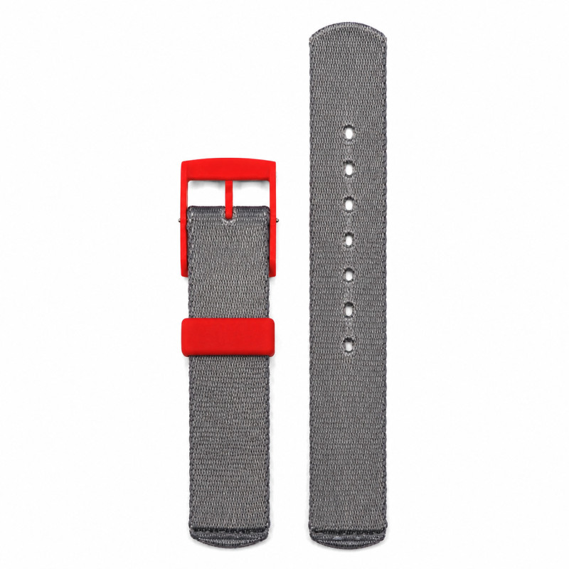 BRACELET MONTRE FLIK FLAK TISSU GRIS