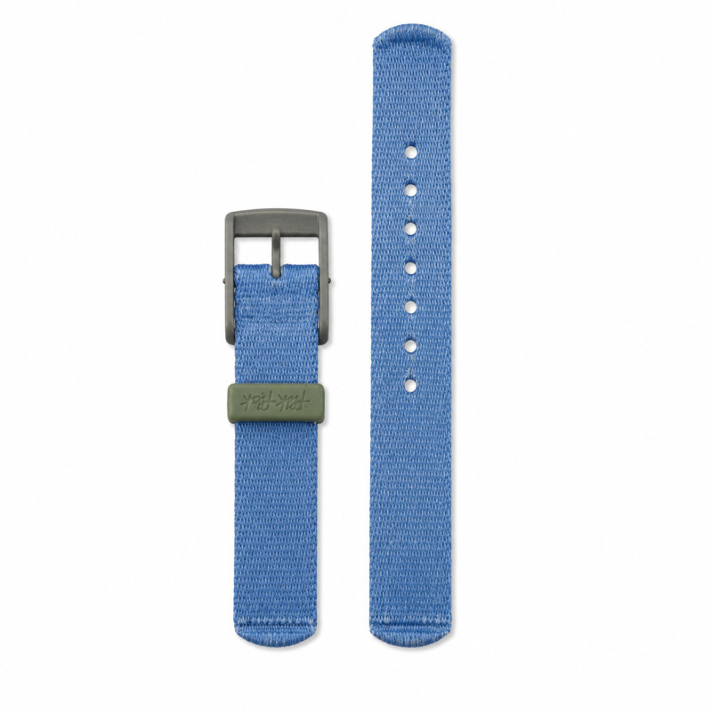BRACELET MONTRE FLIK FLAK TISSU BLEU
