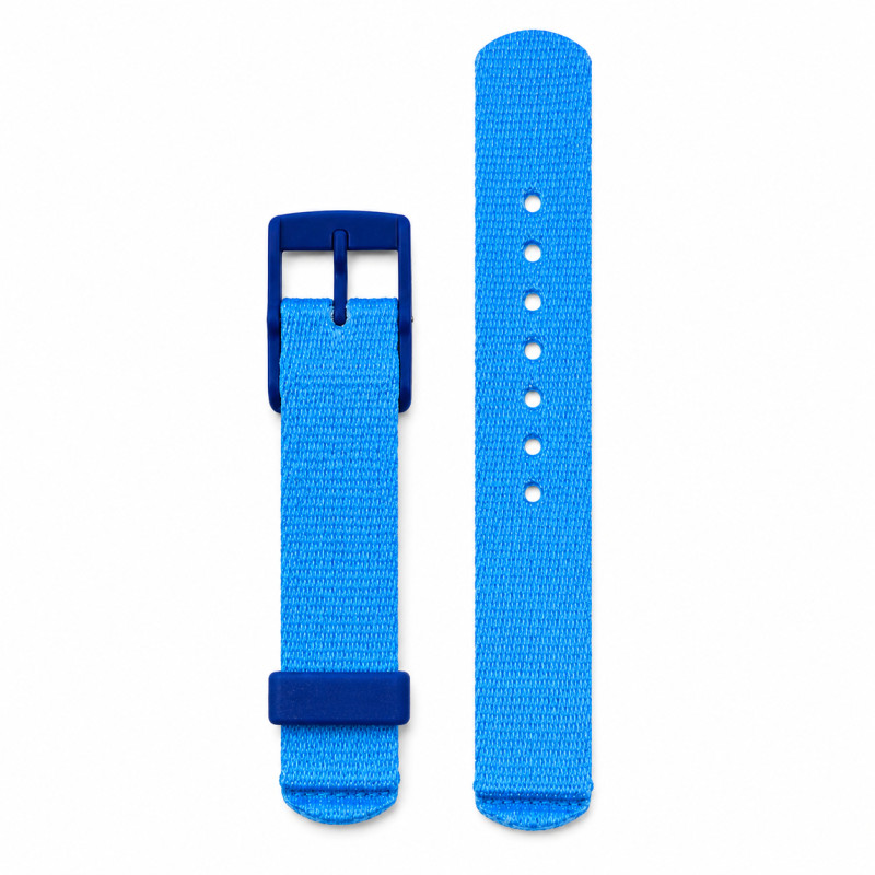 BRACELET MONTRE FLIK FLAK TISSU BLEU
