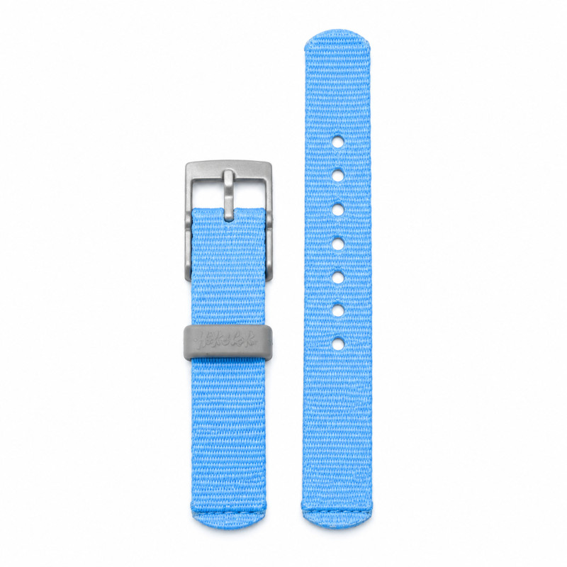 BRACELET MONTRE FLIK FLAK TISSU BLEU