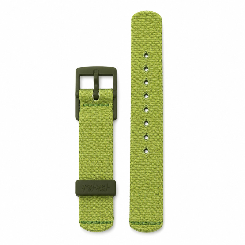 BRACELET MONTRE FLIK FLAK TISSU VERT
