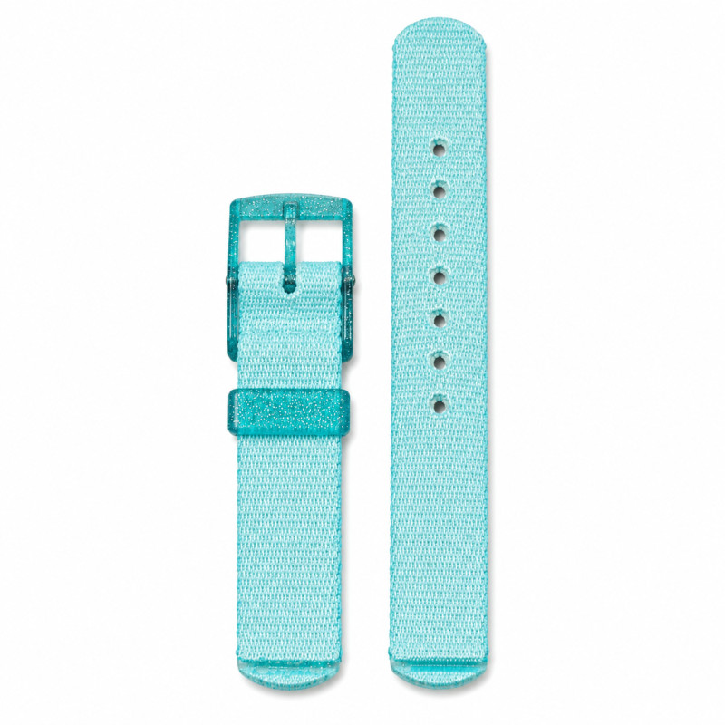 BRACELET MONTRE FLIK FLAK TISSU BLEU