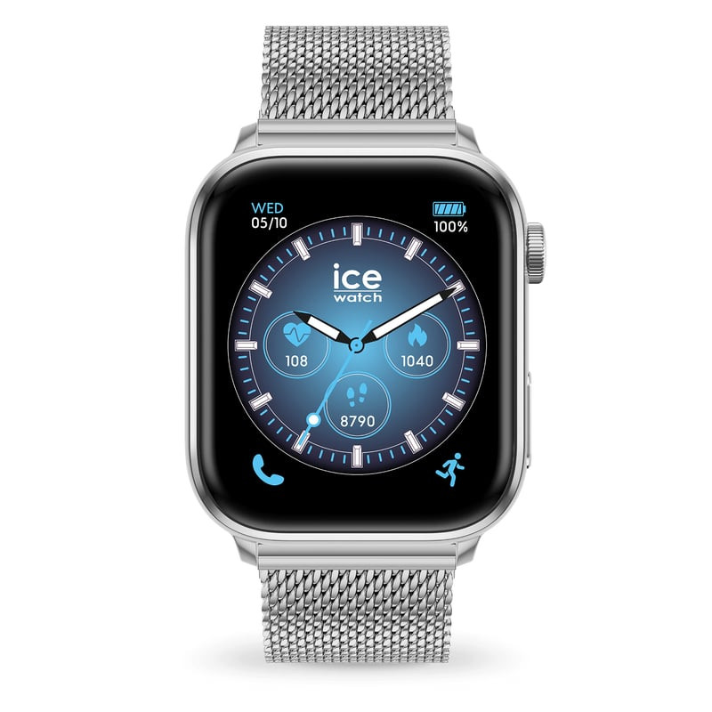 Vue arrière de l'Ice-Watch 2044464 avec capteurs et contacts de charge