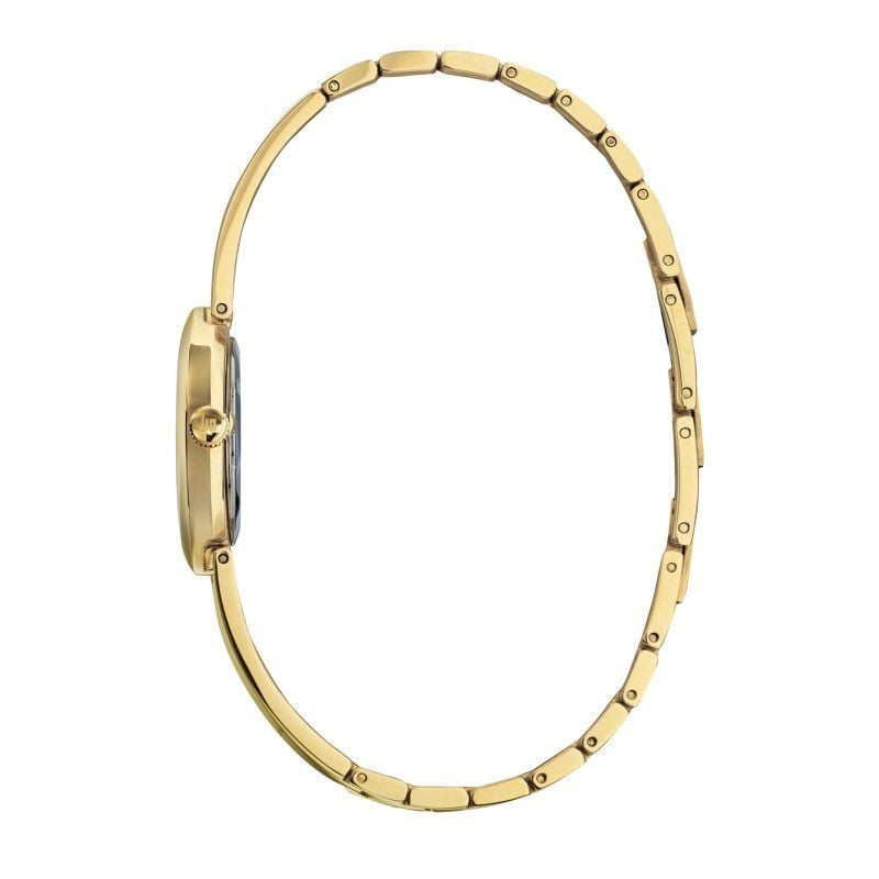 Montre analogique LIP Juliette bracelet acier inoxydable doré en packshot