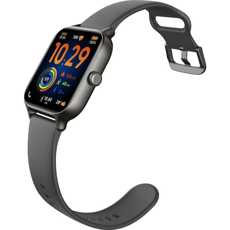 Packshot de la Montre Connectée ICE WATCH collection Smart Fit RD 3.0 bracelet silicone noir