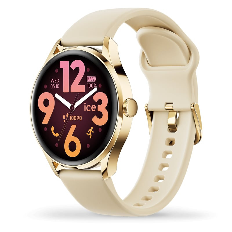 Packshot : Montre connectée ICE WATCH Smart 3.0 femme bracelet en silicone beige