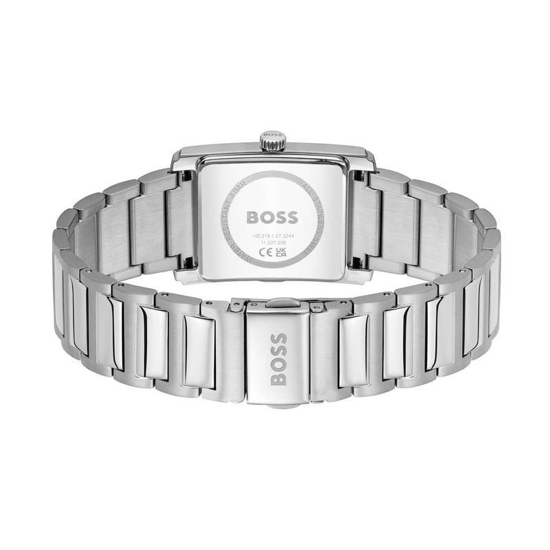 Montre analogique BOSS homme collection Principle Dress bracelet en acier inoxydable argent