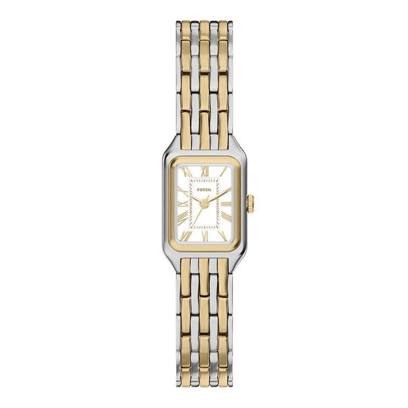 Packshot de la Montre Analogique FOSSIL Collection Raquel bracelet acier bicolore