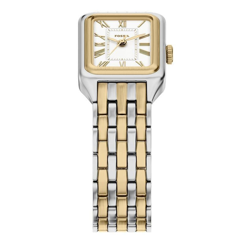 Packshot de la Montre Analogique FOSSIL Collection Raquel bracelet acier bicolore