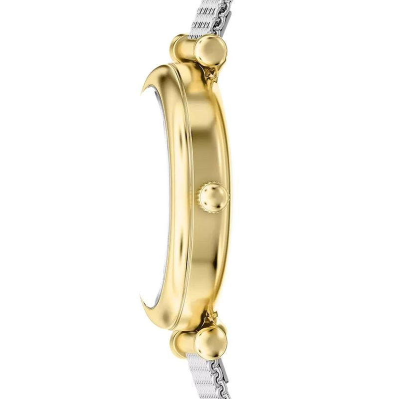 Montre Analogique FOSSIL Collection Carlie bracelet acier argent - vue détaillée du boîtier et cadra