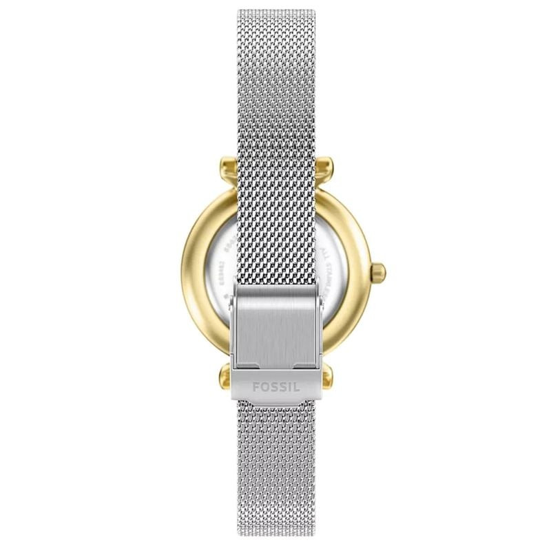 Montre Analogique FOSSIL Collection Carlie bracelet acier argent - vue packshot