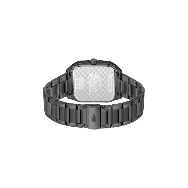 Packshot du produit : Montre Analogique LACOSTE Collection Lacoste.12.12 Up bracelet acier noir.