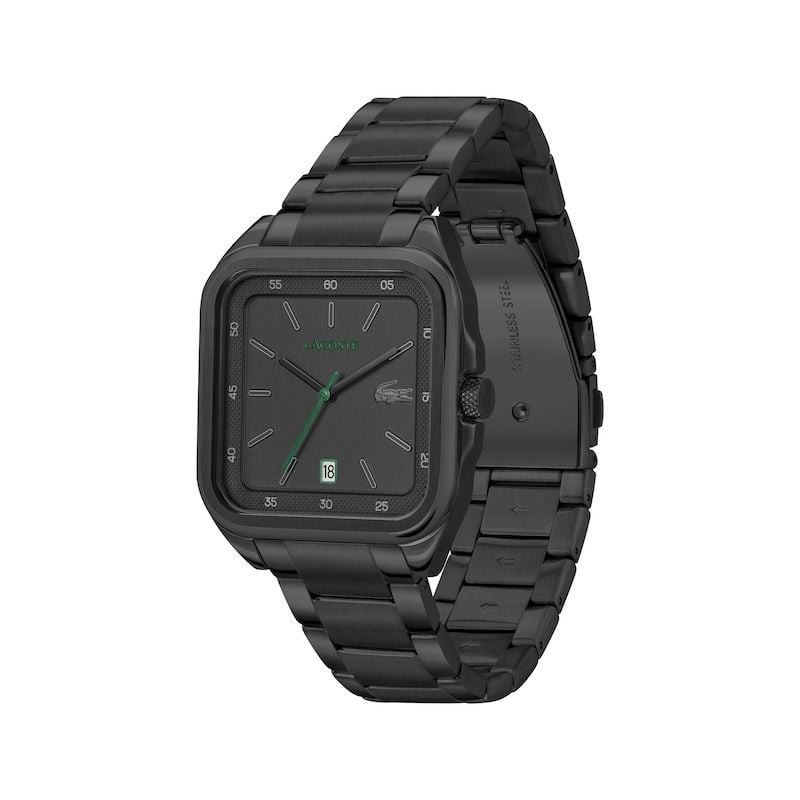 Packshot de la Montre Analogique LACOSTE Collection Lacoste.12.12 Up bracelet acier noir