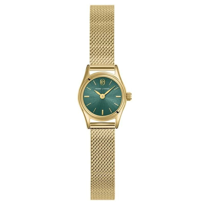 Montre Analogique Pierre Lannier Collection Pya Bracelet Acier Milanais Doré - packshot
