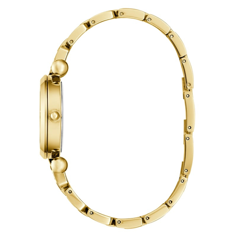 Détail de la Montre Analogique GUESS Collection Ginger Bracelet Acier Doré
