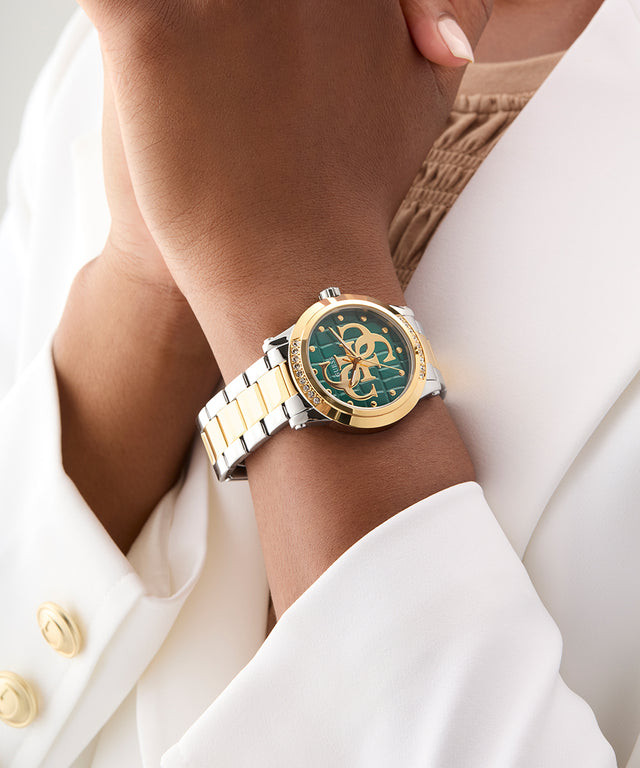 Montre Analogique GUESS collection Annette bracelet acier bicolore