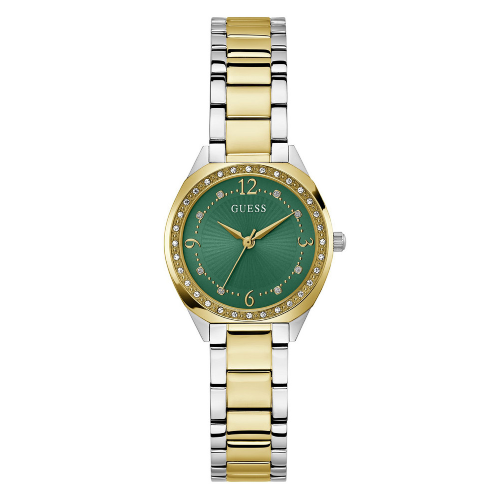 Montre Analogique GUESS Collection Charlotte Bracelet Acier Bicolore