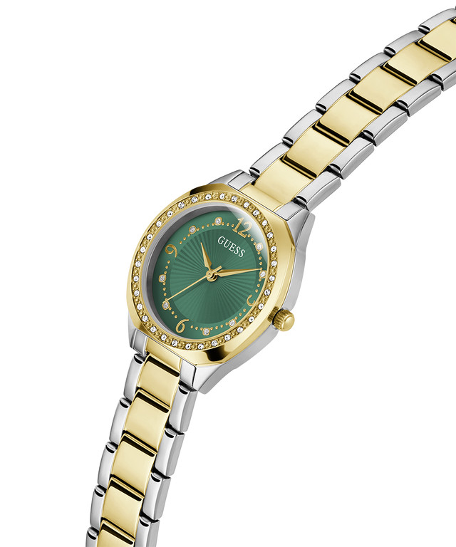 Montre Analogique GUESS Collection Charlotte Bracelet Acier Bicolore