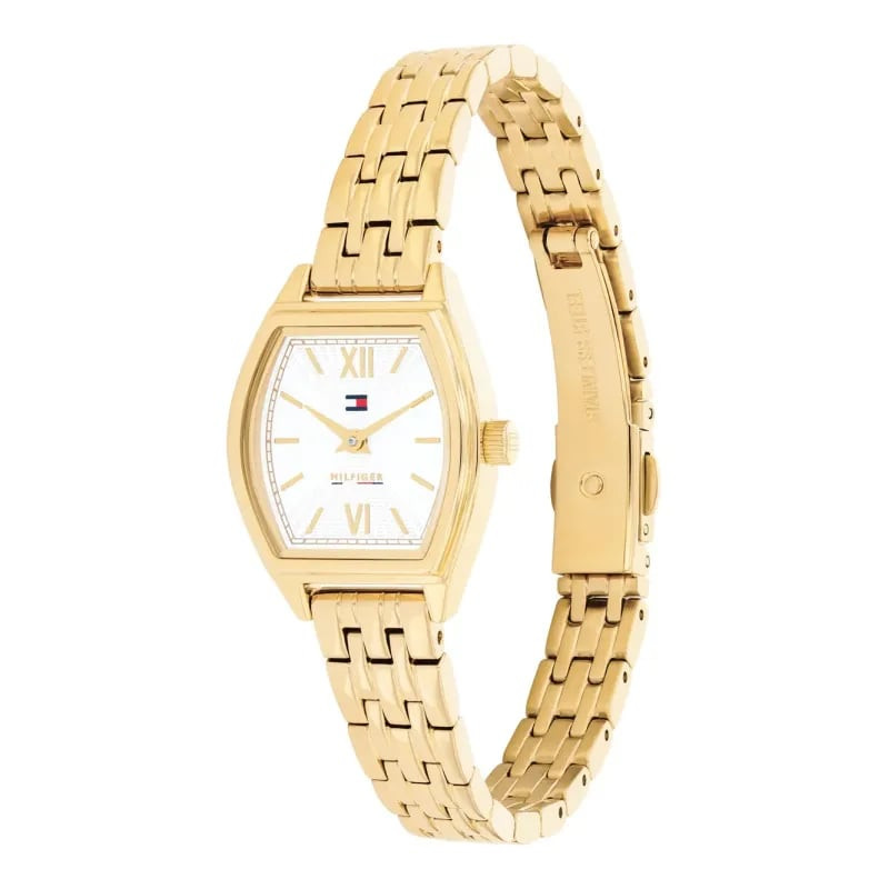 Montre Analogique TOMMY HILFIGER Collection Norah bracelet acier doré en packshot