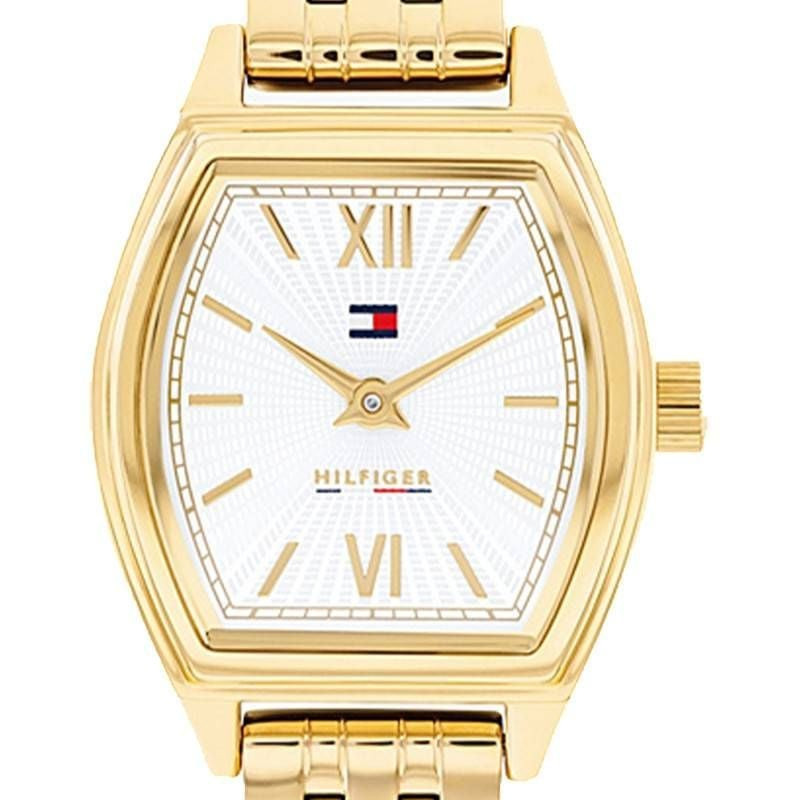 Détail de la Montre Analogique TOMMY HILFIGER Collection Norah bracelet acier doré