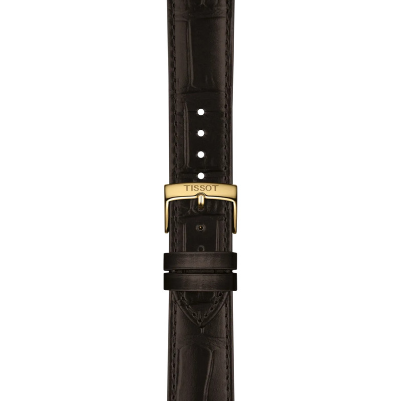 Montre Automatique TISSOT Collection Classic Dream Bracelet cuir marron