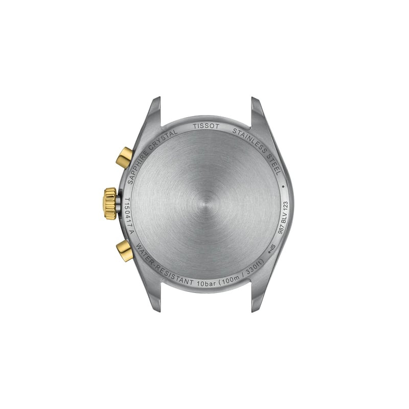 Détail de la Montre Analogique TISSOT Collection PR 100 Chronographe bracelet Acier Bicolore