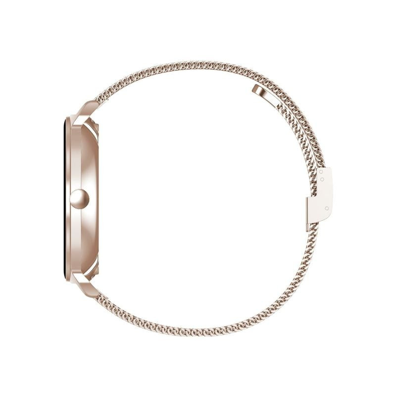 Gros plan sur l'écran de la montre connectée Smarty 2.0 Harmony SW114A avec appli de suivi de santé 