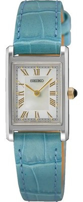 Montre Analogique SEIKO collection Classic bracelet cuir bleu