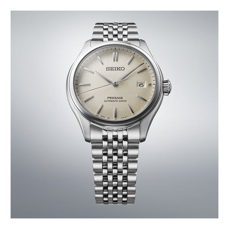 Montre Automatique SEIKO Collection Presage Bracelet Acier, vue packshot