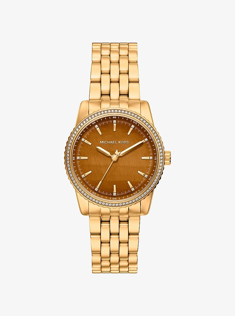 Montre Analogique MICHAEL KORS Collection Bryant bracelet acier doré