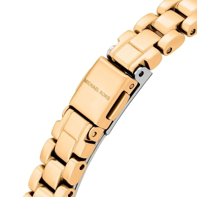 Montre Analogique Michael Kors Collection Mini Lexington bracelet acier doré - vue de détail