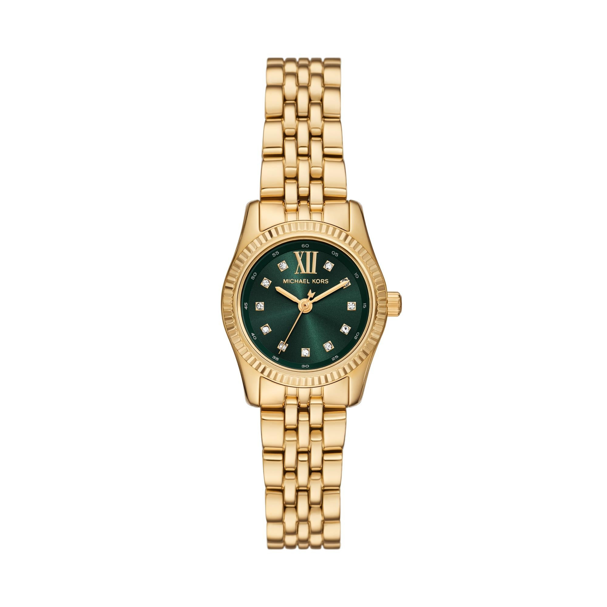 Montre Analogique Michael Kors Collection Lexington bracelet acier doré