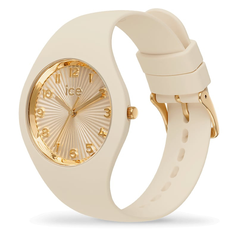 Packshot - Montre Analogique ICE WATCH Collection Champagne Bracelet Silicone Beige