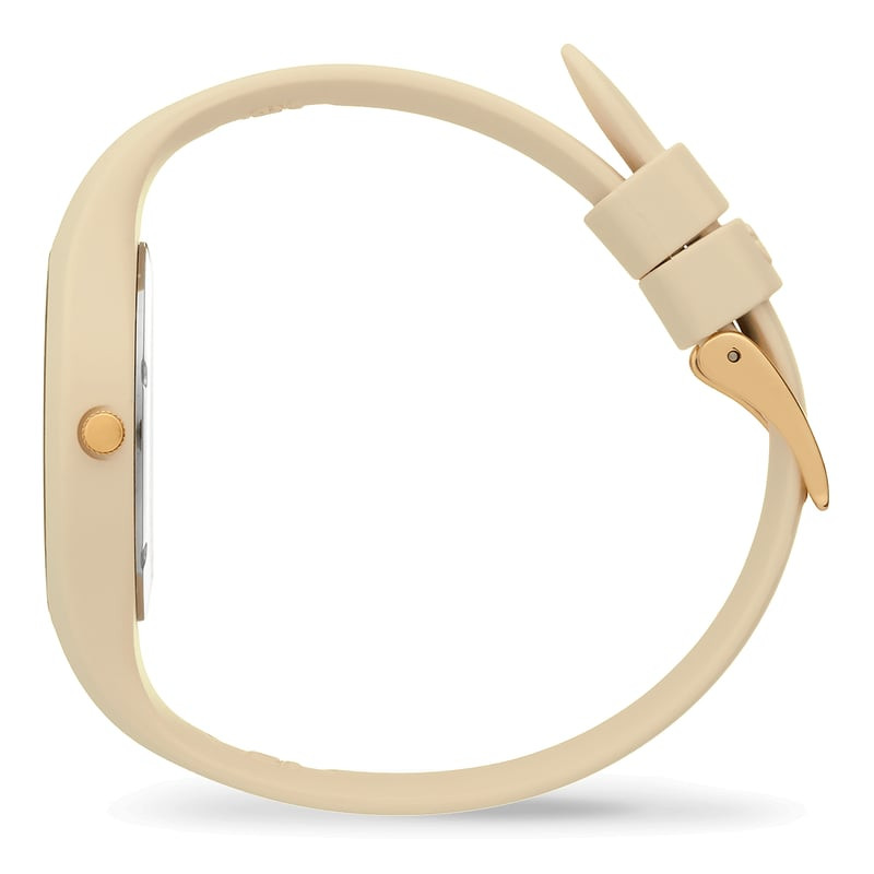 Packshot de la Montre Analogique ICE WATCH Collection Champagne Bracelet Silicone Beige