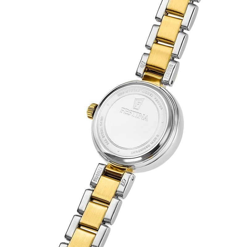 Montre analogique Festina collection Mademoiselle F20785/1, bracelet en acier inoxydable gris : vue 
