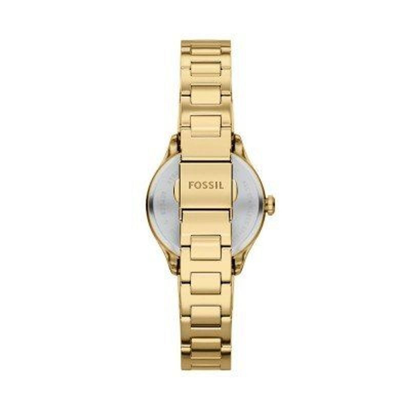 Montre Analogique FOSSIL collection Gilmore bracelet acier doré en packshot