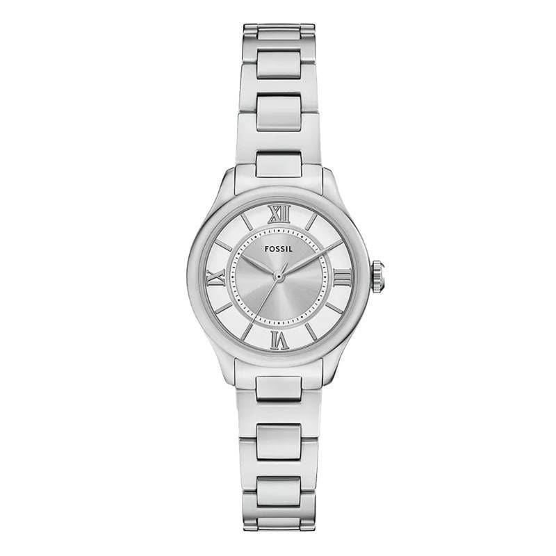 Packshot de la Montre Analogique Fossil Collection Gilmore Bracelet Acier Argent