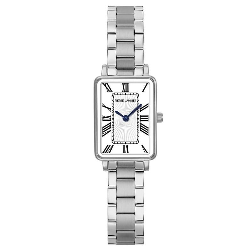 Packshot de : Montre Analogique PIERRE LANNIER Collection Ariane bracelet acier argenté