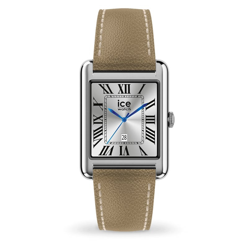 Packshot de la Montre Connectée ICE WATCH Collection Smart TKS 2.0 Bracelet Cuir Taupe