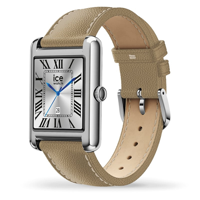 Packshot de la Montre Connectée ICE WATCH Collection Smart TKS 2.0 Bracelet Cuir Taupe