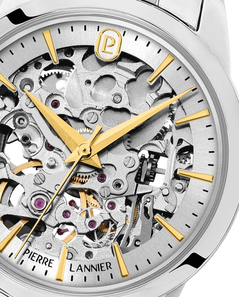 Montre Automatique PIERRE LANNIER Collection Thea Bracelet Acier Argenté
