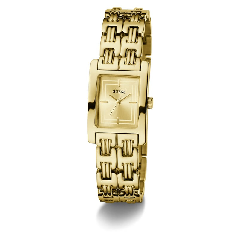 Montre Analogique GUESS Collection Cove bracelet acier doré vue packshot