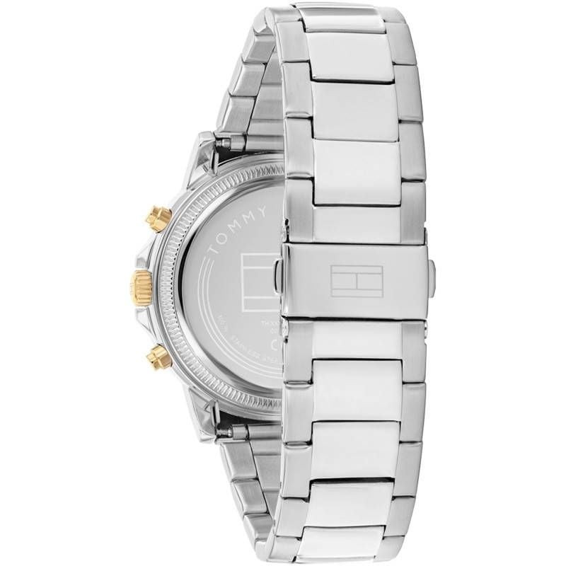 Montre Analogique Tommy Hilfiger Collection Stewart bracelet Acier Argent - vue rapprochée du cadran